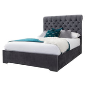 Abersoch Chesterfield Sleigh Upholstered Bed Frame