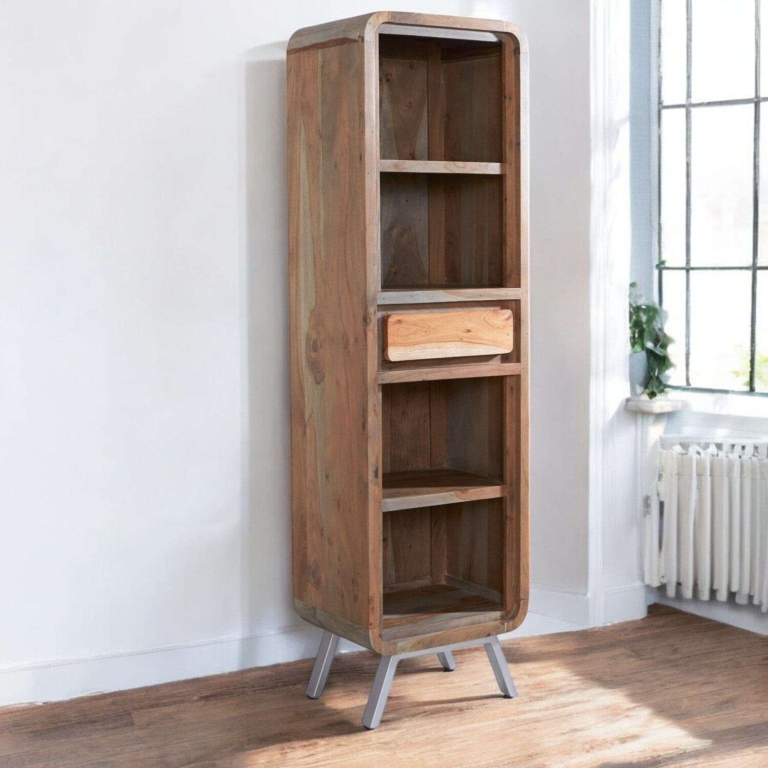 Adare Slim Wooden Bookcase