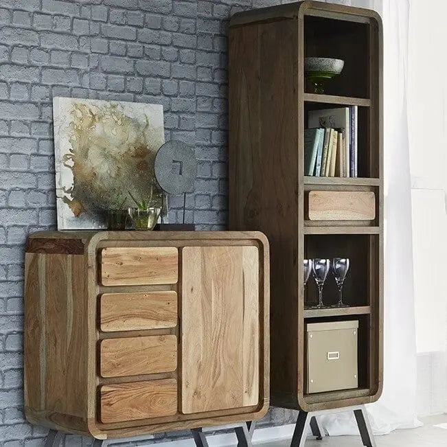 Adare Slim Wooden Bookcase