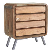 Adare Wide Wooden Chest of 4 Drawers - OAT Home