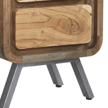 Adare Wooden 2 Drawer Bedside Table