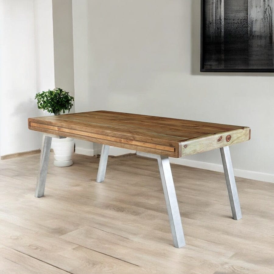 Adare Wooden & Metal Legs 150cm Dining Table