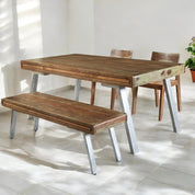 Adare Wooden & Metal Legs 180cm Dining Table