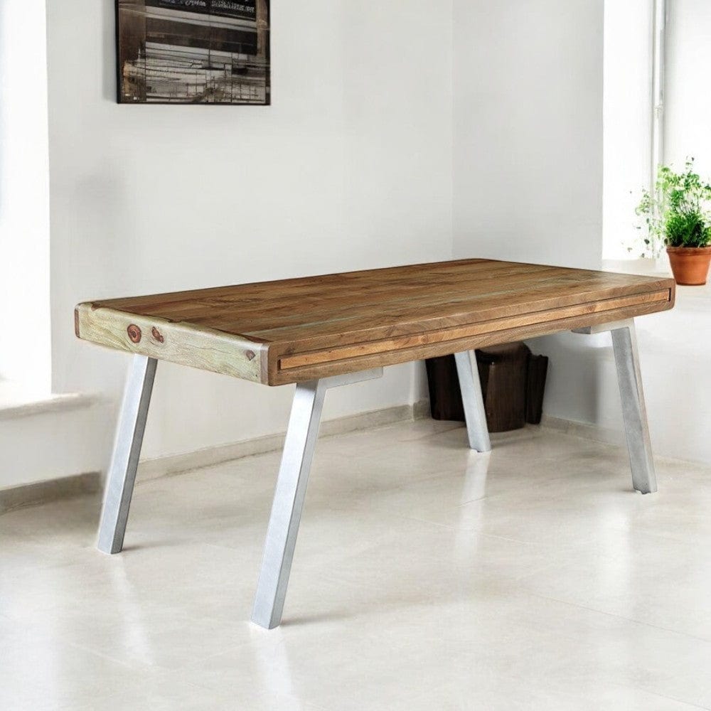 Adare Wooden & Metal Legs 180cm Dining Table
