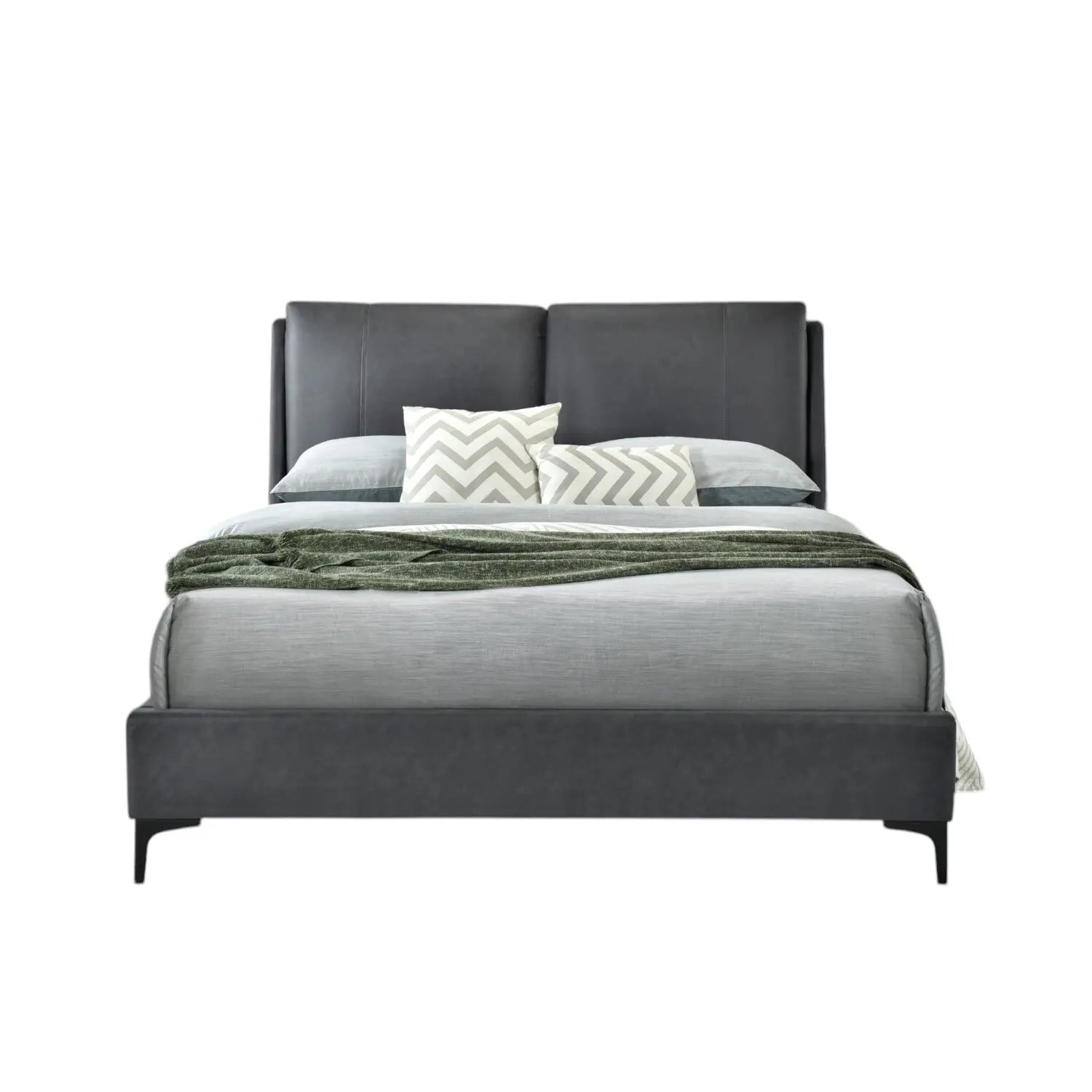 Alsager Cushion Pillowback Upholstered Bed Frame