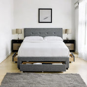 Astbury Fabric Upholstered Drawer Storage Bed Frame