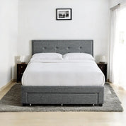 Astbury Fabric Upholstered Drawer Storage Bed Frame