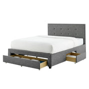 Astbury Fabric Upholstered Drawer Storage Bed Frame