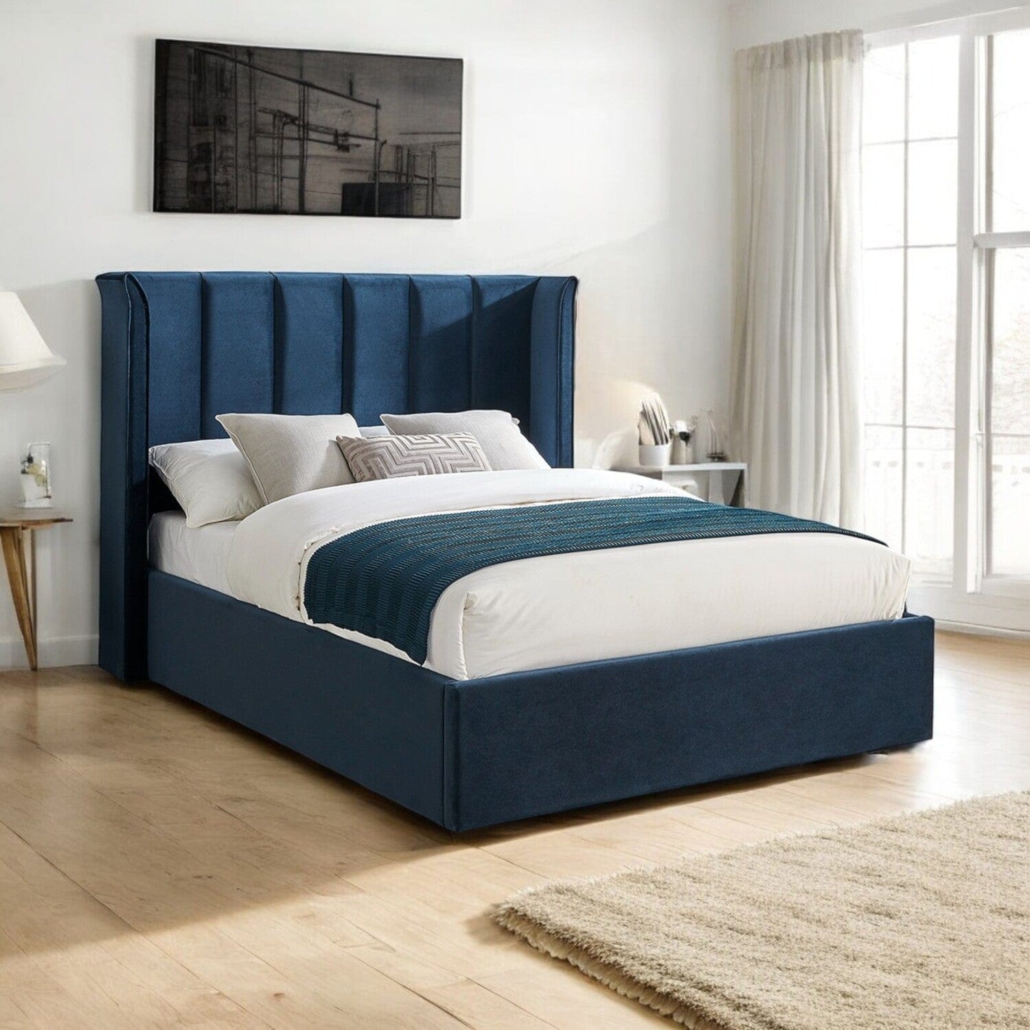  Double 4ft6 - 135x190cm Audlem Upholstered Ottoman Storage Bed Frame