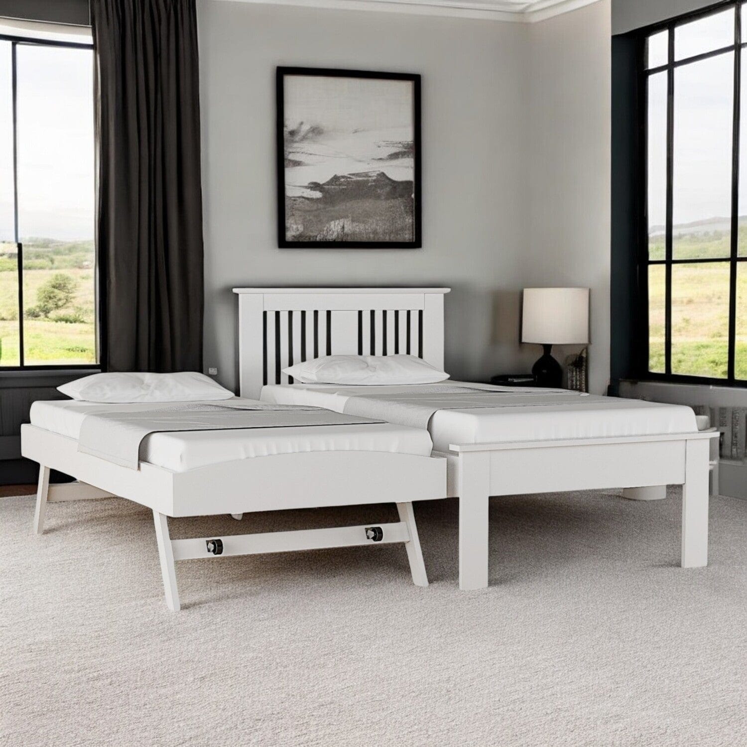 Aviemore Wooden Guest Bed with Trundle