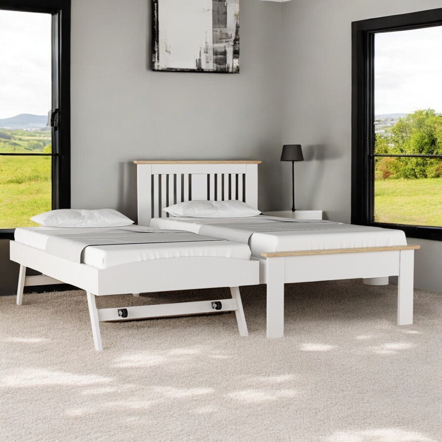 Aviemore Wooden Guest Bed with Trundle