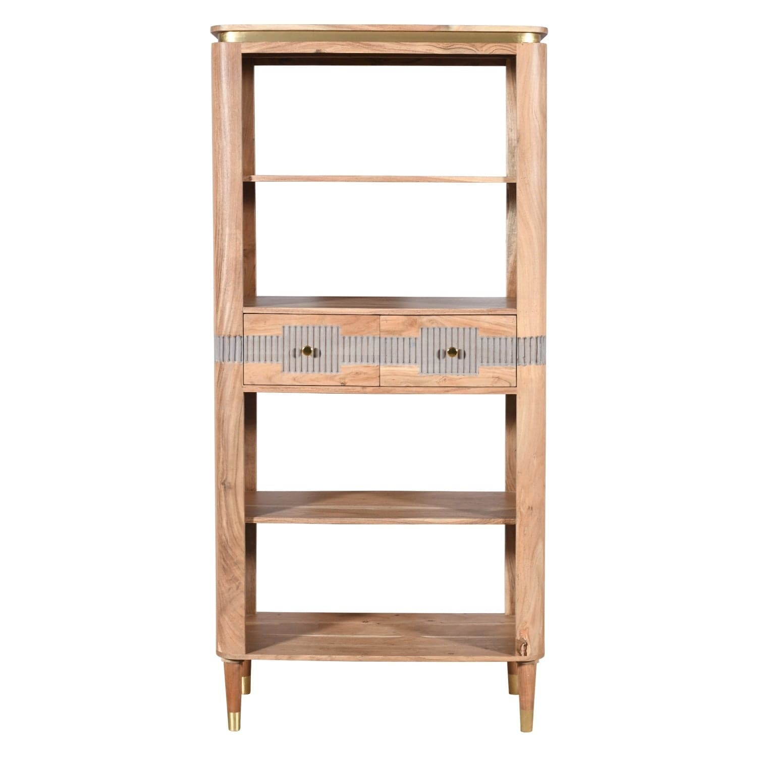 Blarney 2 Drawer Wooden Bookcase