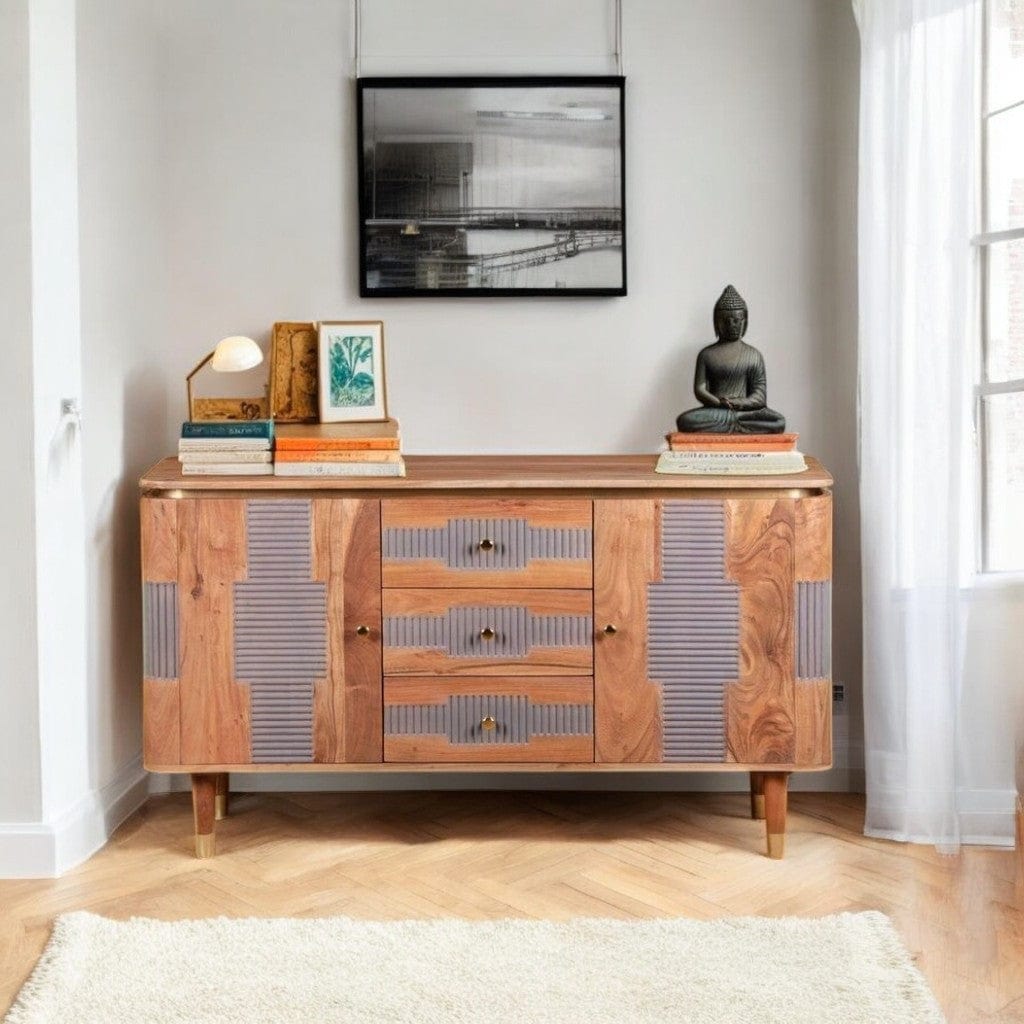 Blarney Wooden 2 Door + 3 Drawer 140cm Sideboard
