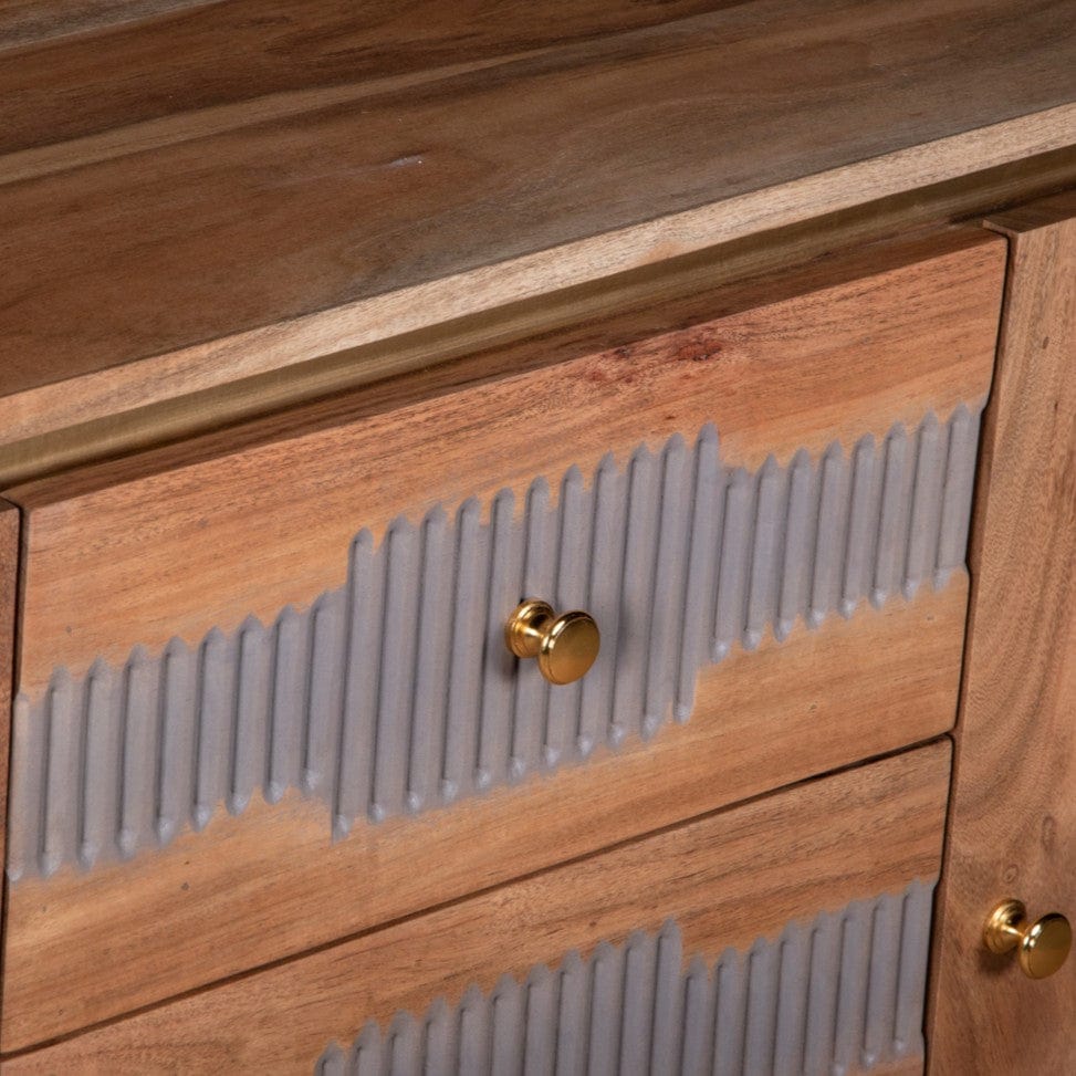 Blarney Wooden 2 Door + 3 Drawer 140cm Sideboard