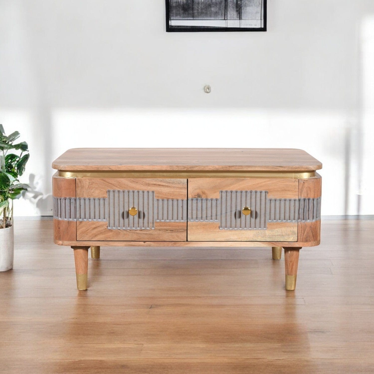 Blarney Wooden 2 Drawer Coffee Table