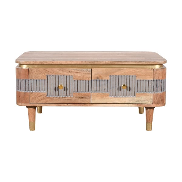 Blarney Wooden 2 Drawer Coffee Table