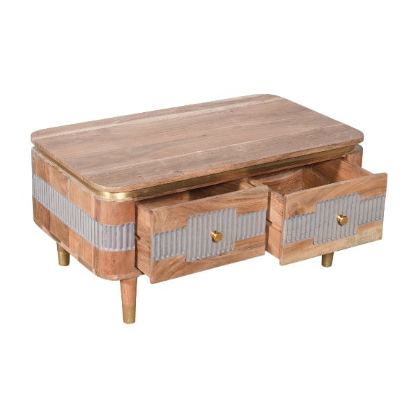 Blarney Wooden 2 Drawer Coffee Table