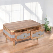 Blarney Wooden 2 Drawer Coffee Table
