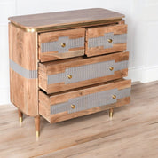 Blarney Wooden Chest of 4 Drawers