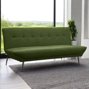 Olive Green Bodmin Fabric Upholstered Sofa Bed