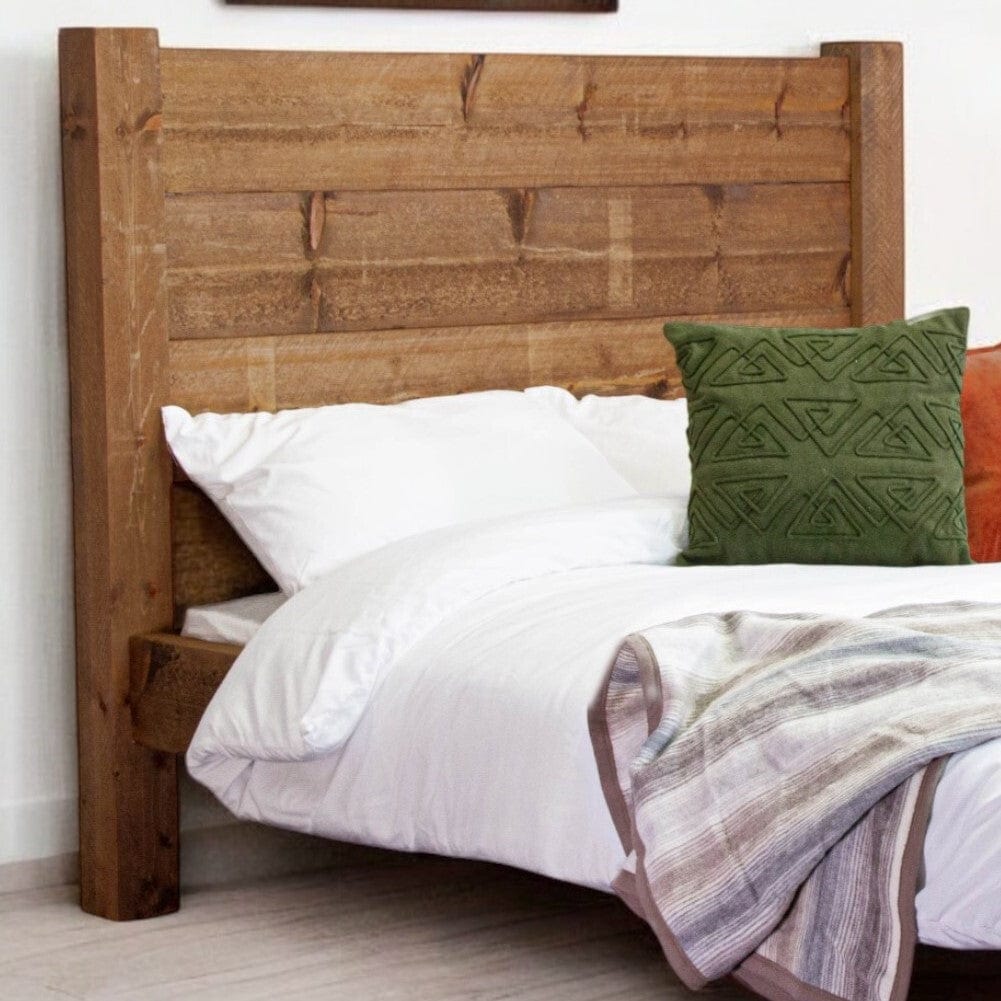Braemar Solid Wooden Rustic Oak Bed Frame