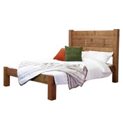 Braemar Solid Wooden Rustic Oak Bed Frame