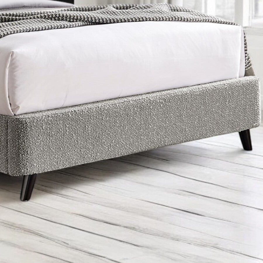Bunbury Boucle Upholstered Bed Frame