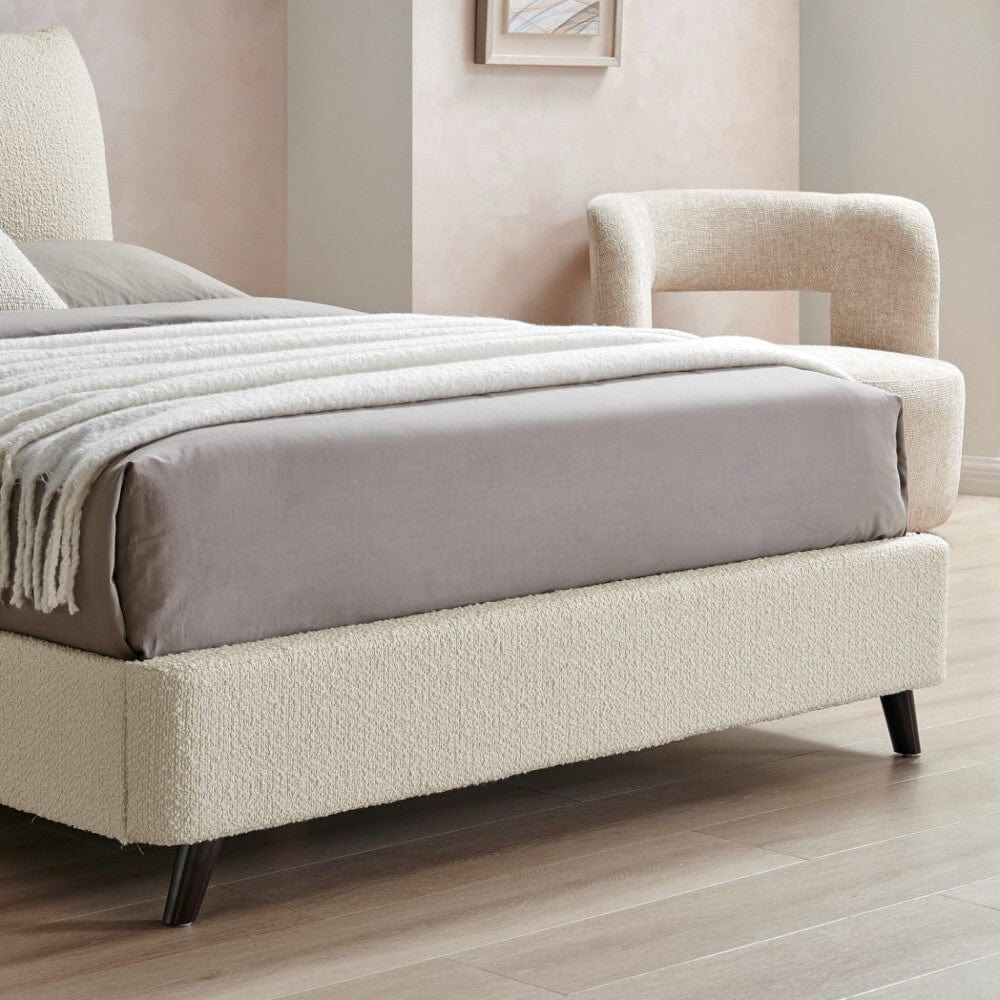 Bunbury Boucle Upholstered Bed Frame