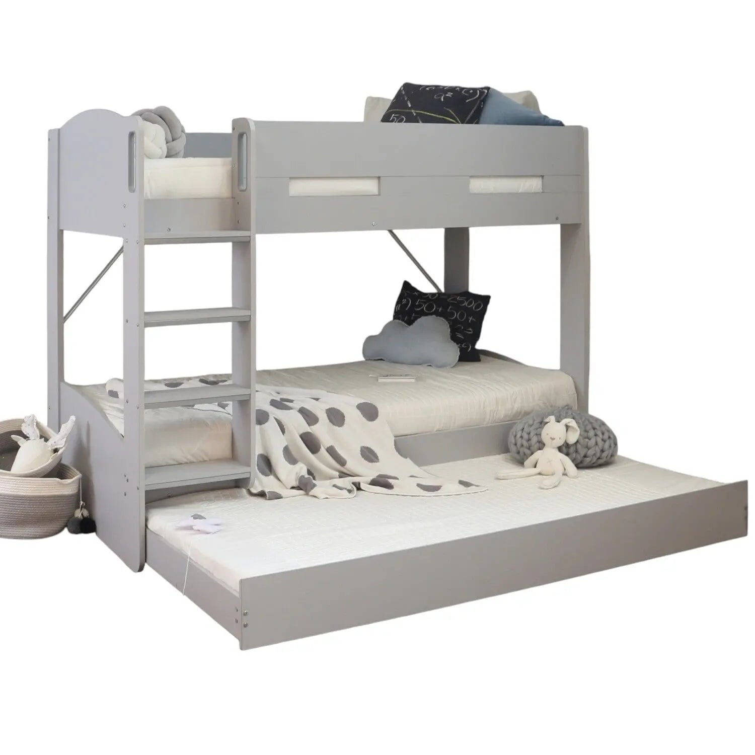 Charlie Triple Sleeper Bunk Bed With Trundle