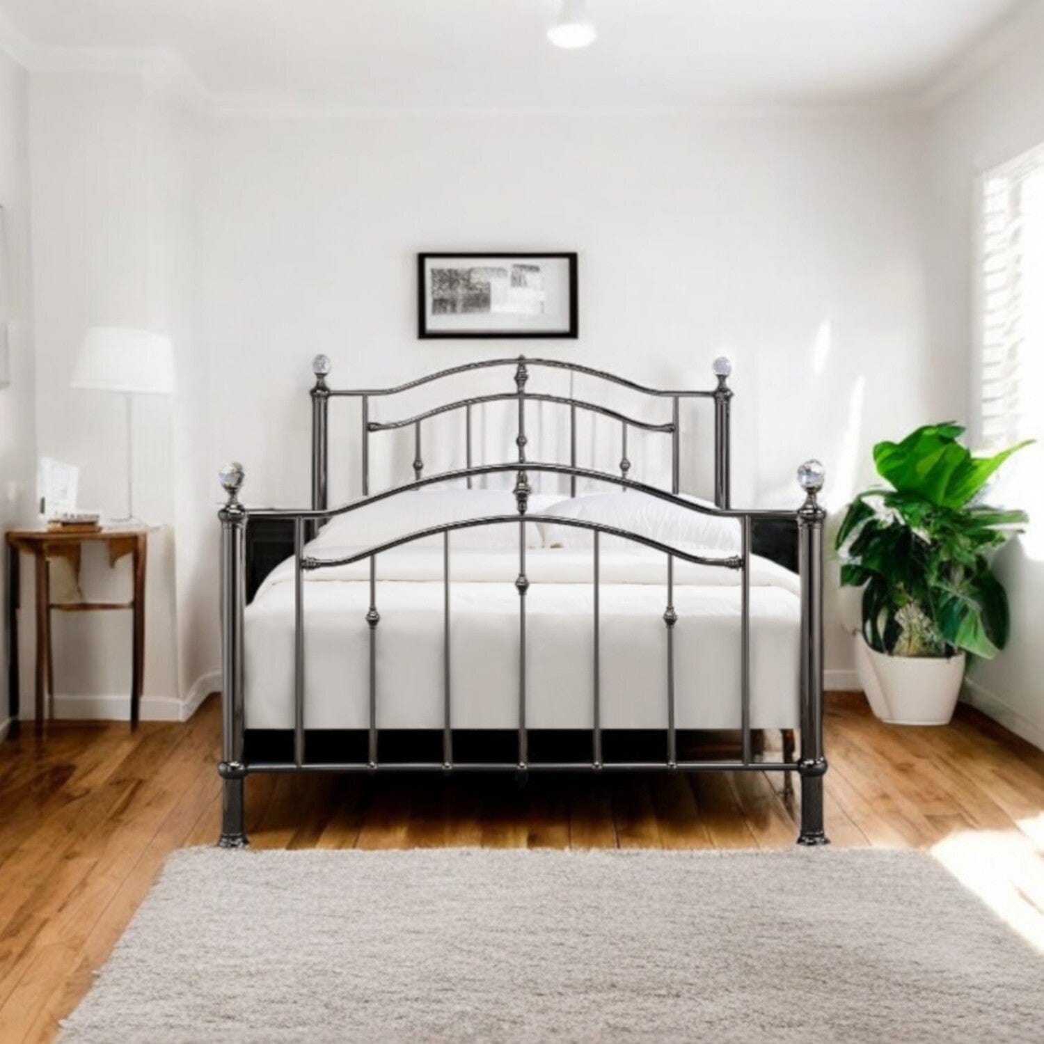 Chiswick Chrome Metal Bed Frame