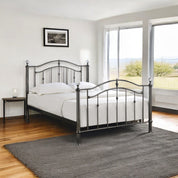 Black Chrome / Double 4ft6 - 135x190cm Chiswick Chrome Metal Bed Frame