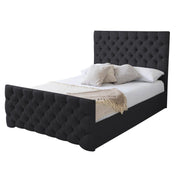 Conwy Tufted Button Headboard Fabric Upholstered Bed Frame