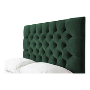 Conwy Tufted Button Headboard Fabric Upholstered Bed Frame