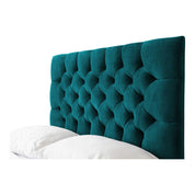 Conwy Tufted Button Headboard Fabric Upholstered Bed Frame