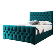 Conwy Tufted Button Headboard Fabric Upholstered Bed Frame