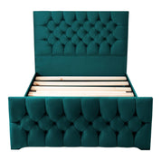 Conwy Tufted Button Headboard Fabric Upholstered Bed Frame