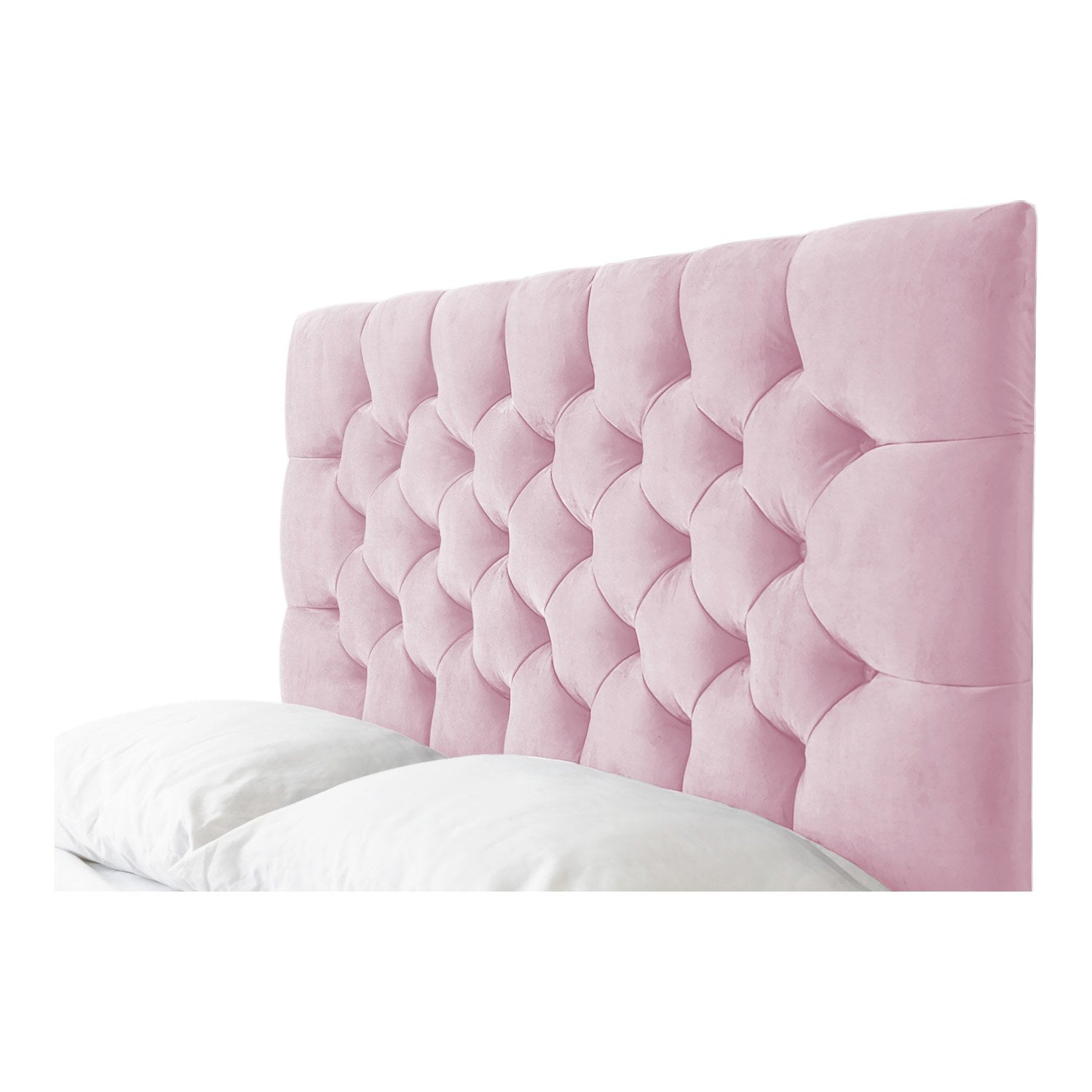 Conwy Tufted Button Headboard Fabric Upholstered Bed Frame