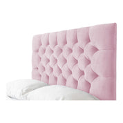 Conwy Tufted Button Headboard Fabric Upholstered Bed Frame