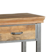 Cork Wooden 2 Drawer Console Table