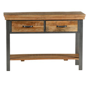 Cork Wooden 2 Drawer Console Table