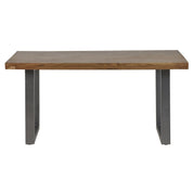 Cork Wooden & Metal Legs Industrial 160cm Dining Table