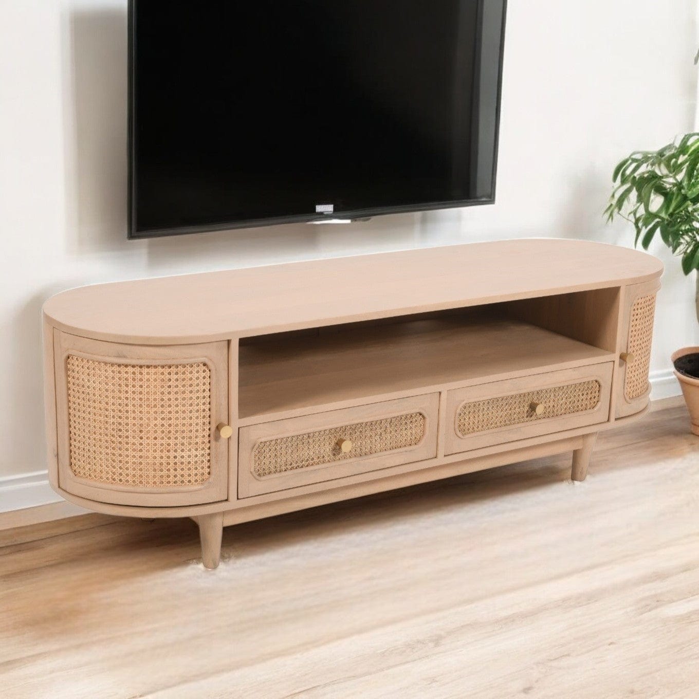 Dingle 152cm Wooden TV Media Unit Cabinet