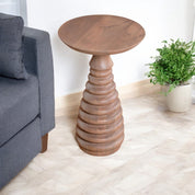 Dingle Solid Wooden Carved Side Table