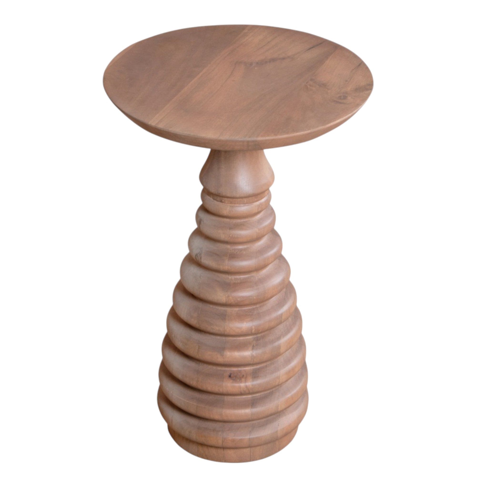 Dingle Solid Wooden Carved Side Table
