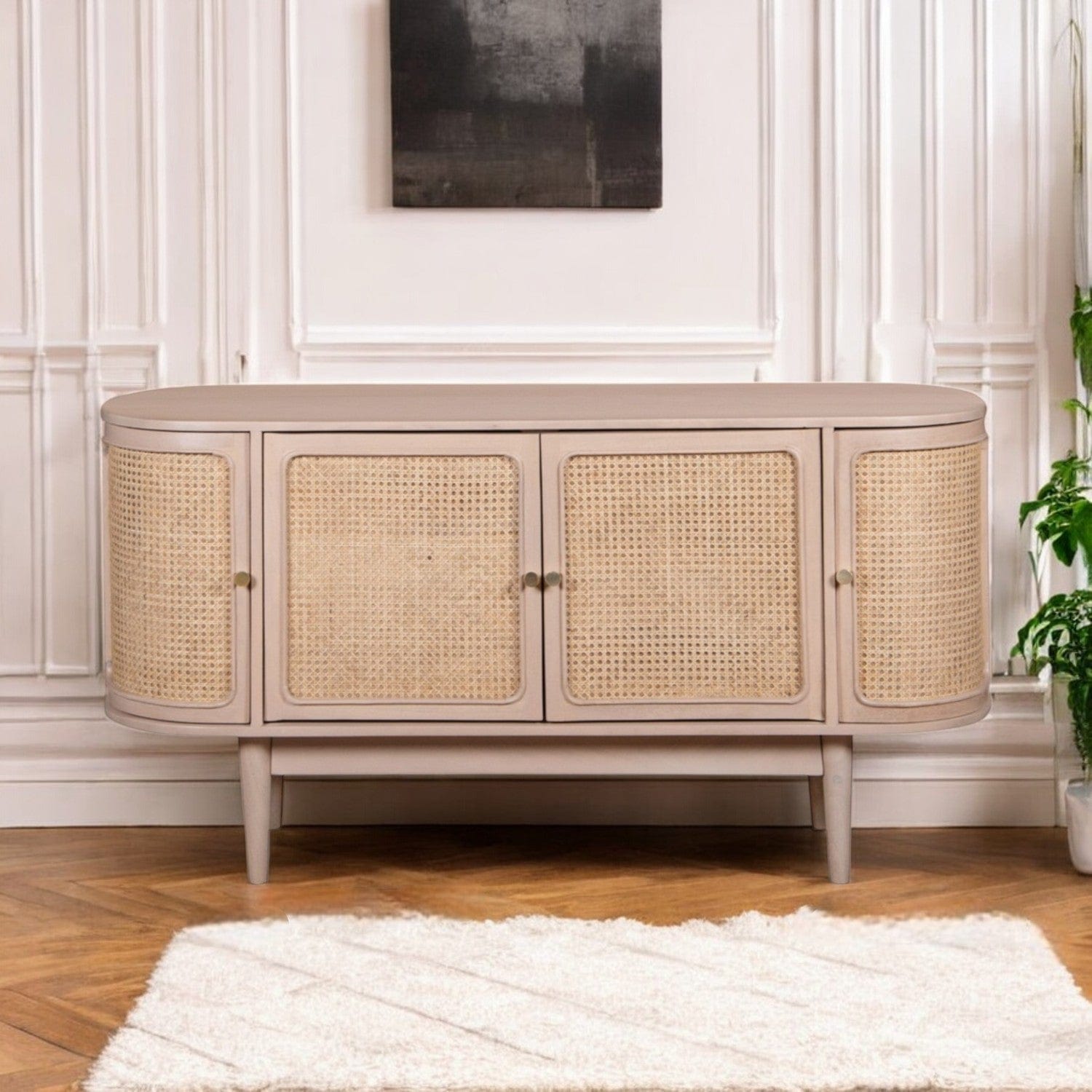 Dingle Wooden 4 Doors 140cm Sideboard