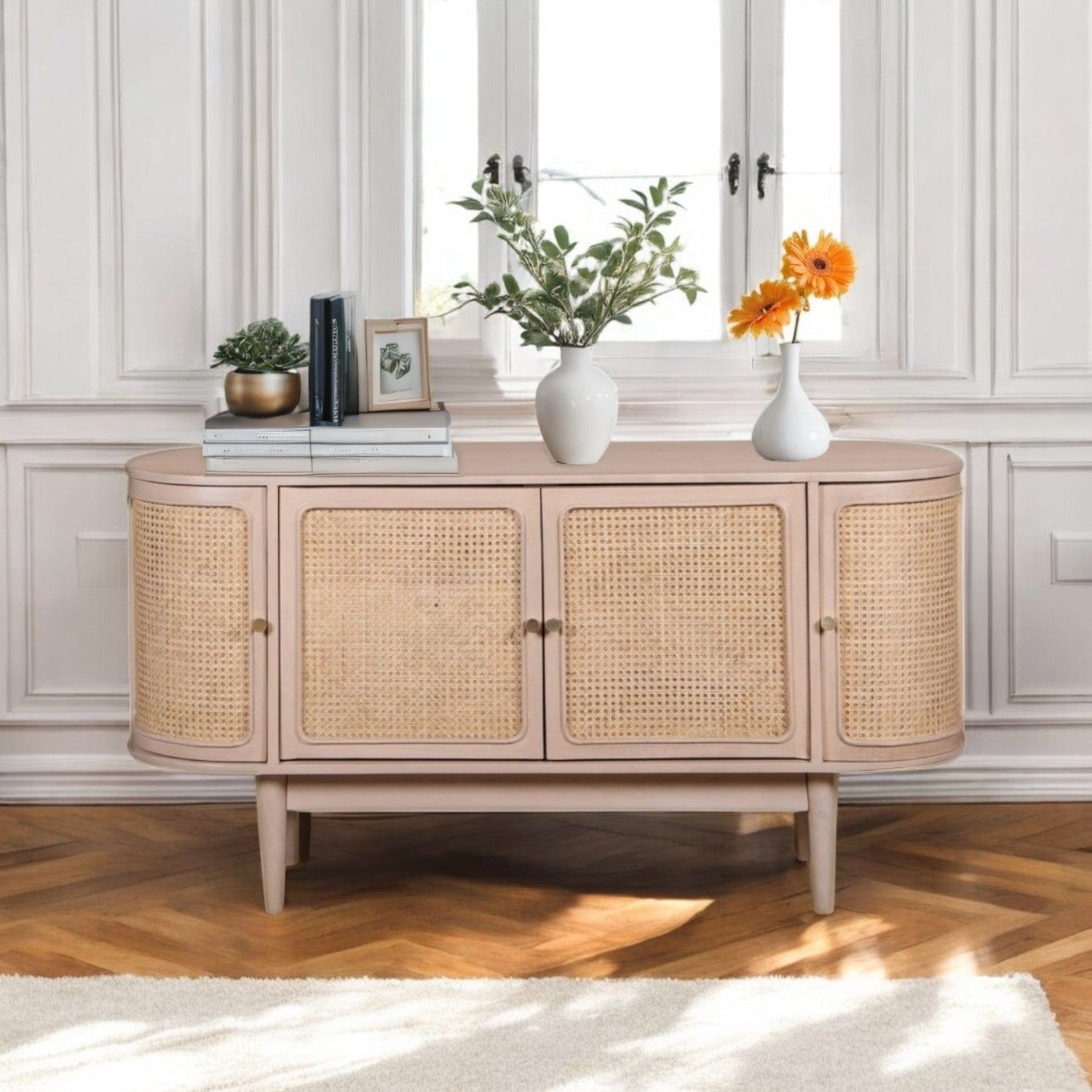 Dingle Wooden 4 Doors 140cm Sideboard