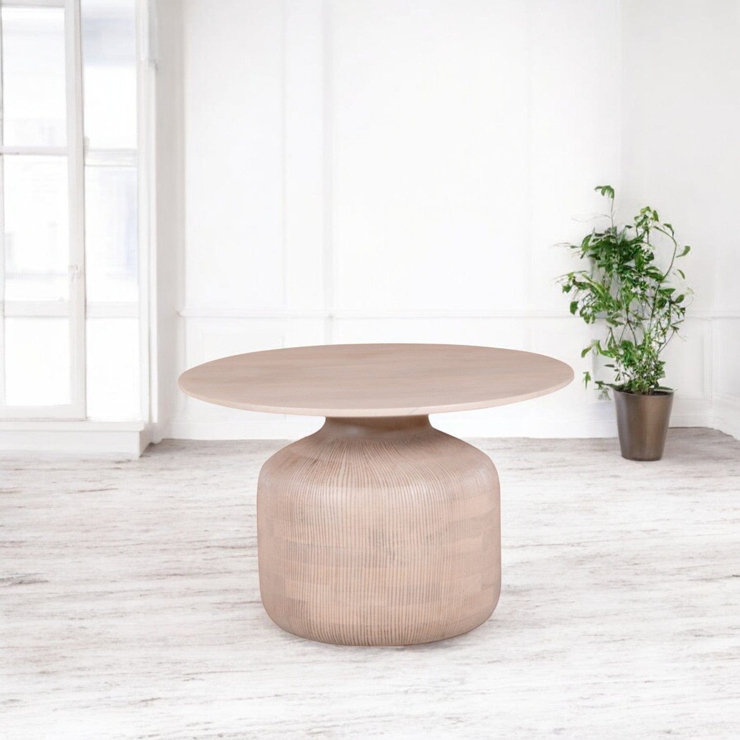 Dingle Wooden Round Coffee Table