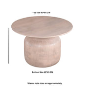 Dingle Wooden Round Coffee Table