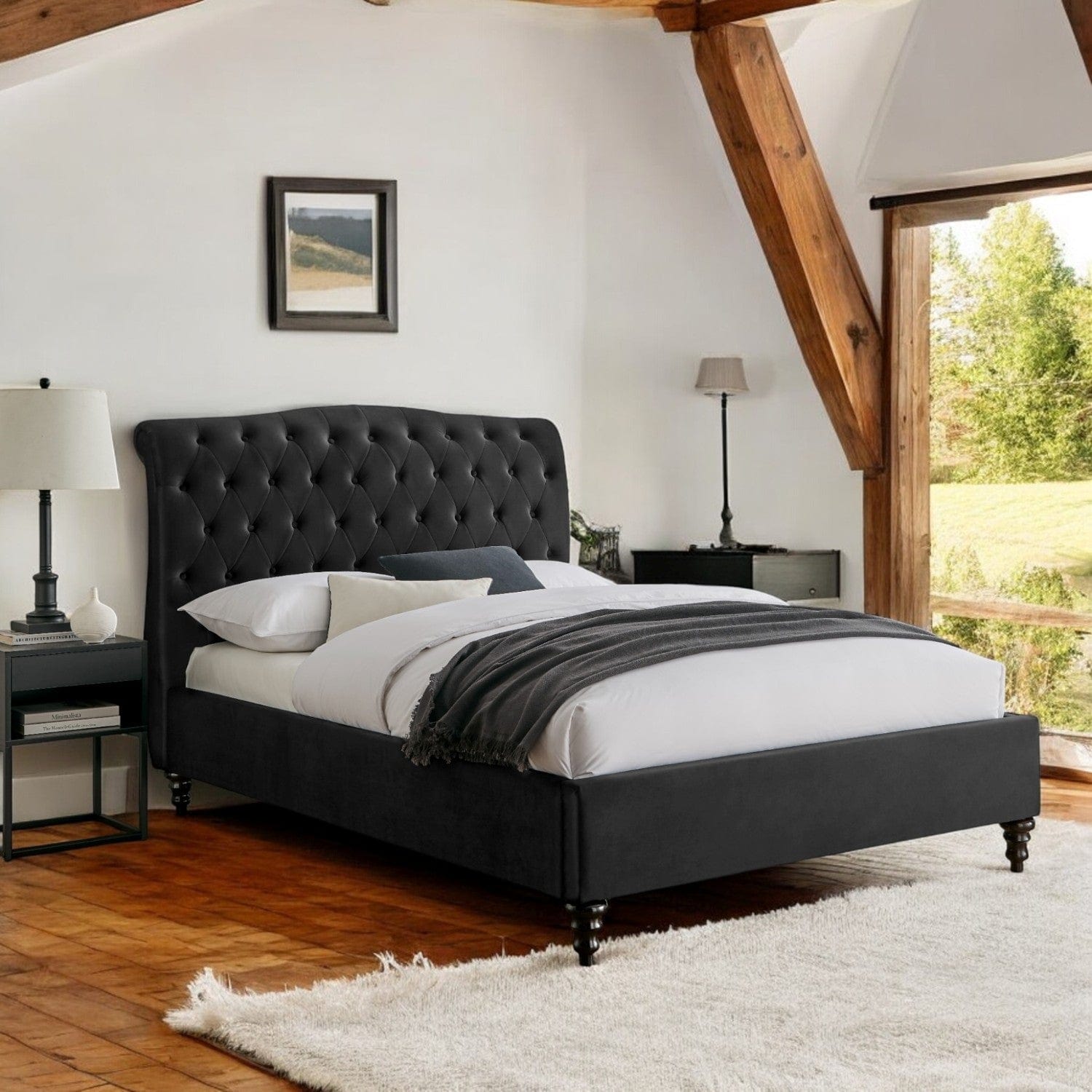  Single 3ft - 90x190cm Disley Upholstered Bed Frame