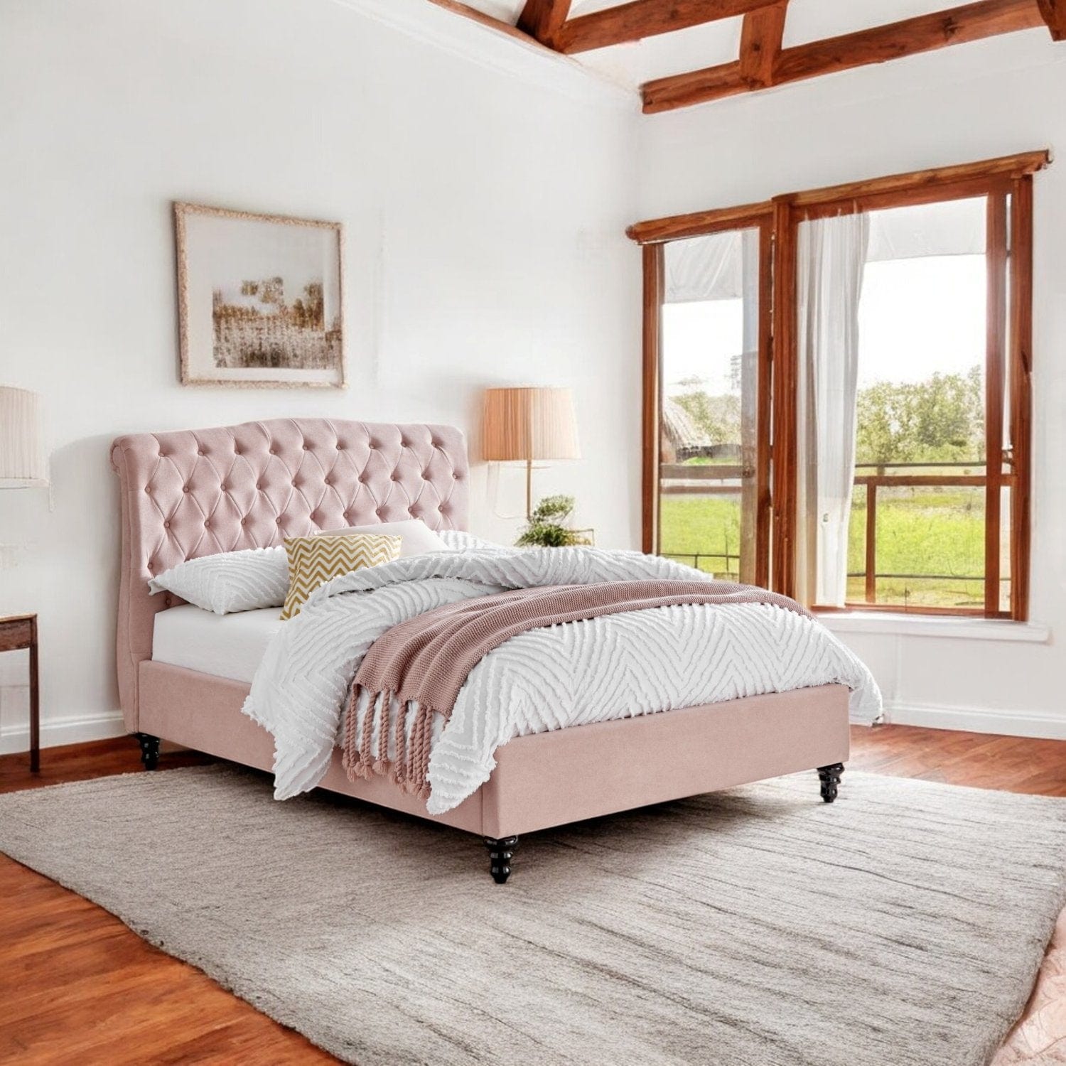  Single 3ft - 90x190cm Disley Upholstered Bed Frame